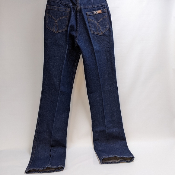 Vintage Tour de France Rigid High waisted Jeans Dark Wash size 24? NWOT - Picture 3 of 13